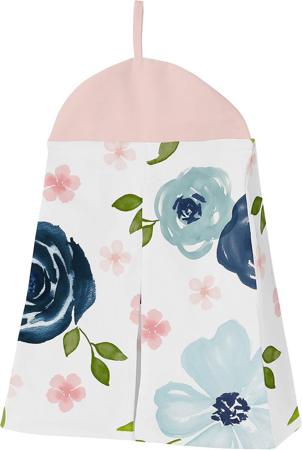 Sweet Jojo Designs Blush Pink Blue Boho Floral Girl Baby Crib Bedding Set Infant Nursery Room BreathableBaby Breathable Mesh Crib Liner Blanket Fitted Sheet Skirt 6p Bohemian Farmhouse Shabby Chic