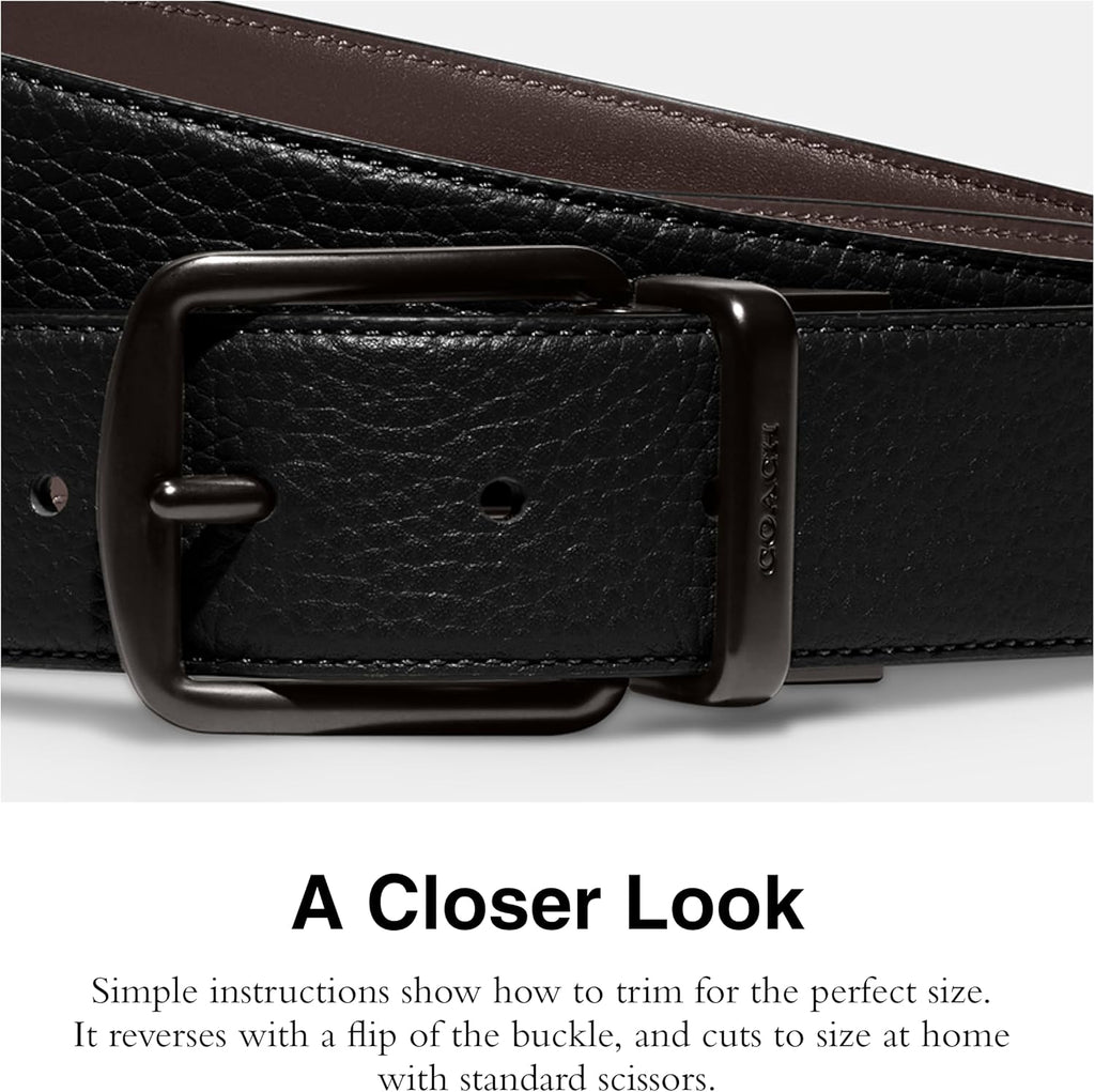 COACH 38MM Wide Harness CTW Reversible Belt