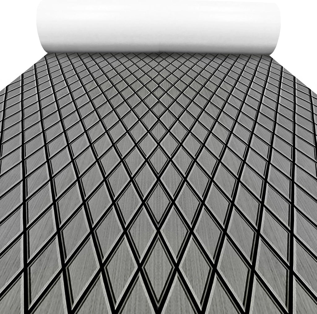 Boat Flooring EVA Foam Boat Decking Sea Deck Boat Flooring Self-Adhesive Faux Teak Marine Boat Decking Non-Slip Mat for Boat Deck Yacht Motorboat Fishing Boat Surfboard Kayak 94x44/28/16