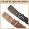 Western Belts for Men, Genuine Leather, Cowboy Belt Strap, Country Western, for Jeans, without Buckle