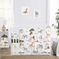 Sweet Jojo Designs Jungle Animals Boy Girl Gender Neutral Baby Crib Bedding Set Infant Nursery Room BreathableBaby Breathable Mesh Crib Liner Blanket Fitted Sheet Skirt 6p Green Yellow Boho Mud Cloth