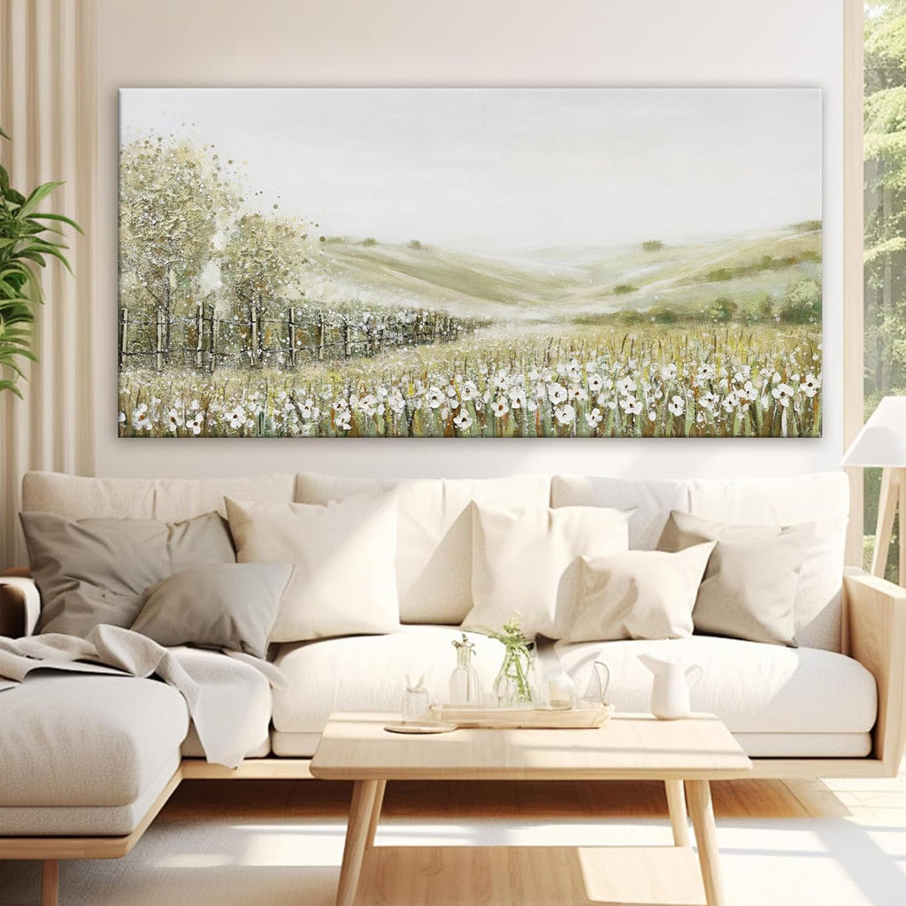 QSQ Wall Art Decor Natural Wall Decorations Home Decor Wall Art Prints Mountain Wilderness Landscape Large Size Artwork for Living Room Wall Bedroom Kitchen Office Decor 29'×58'