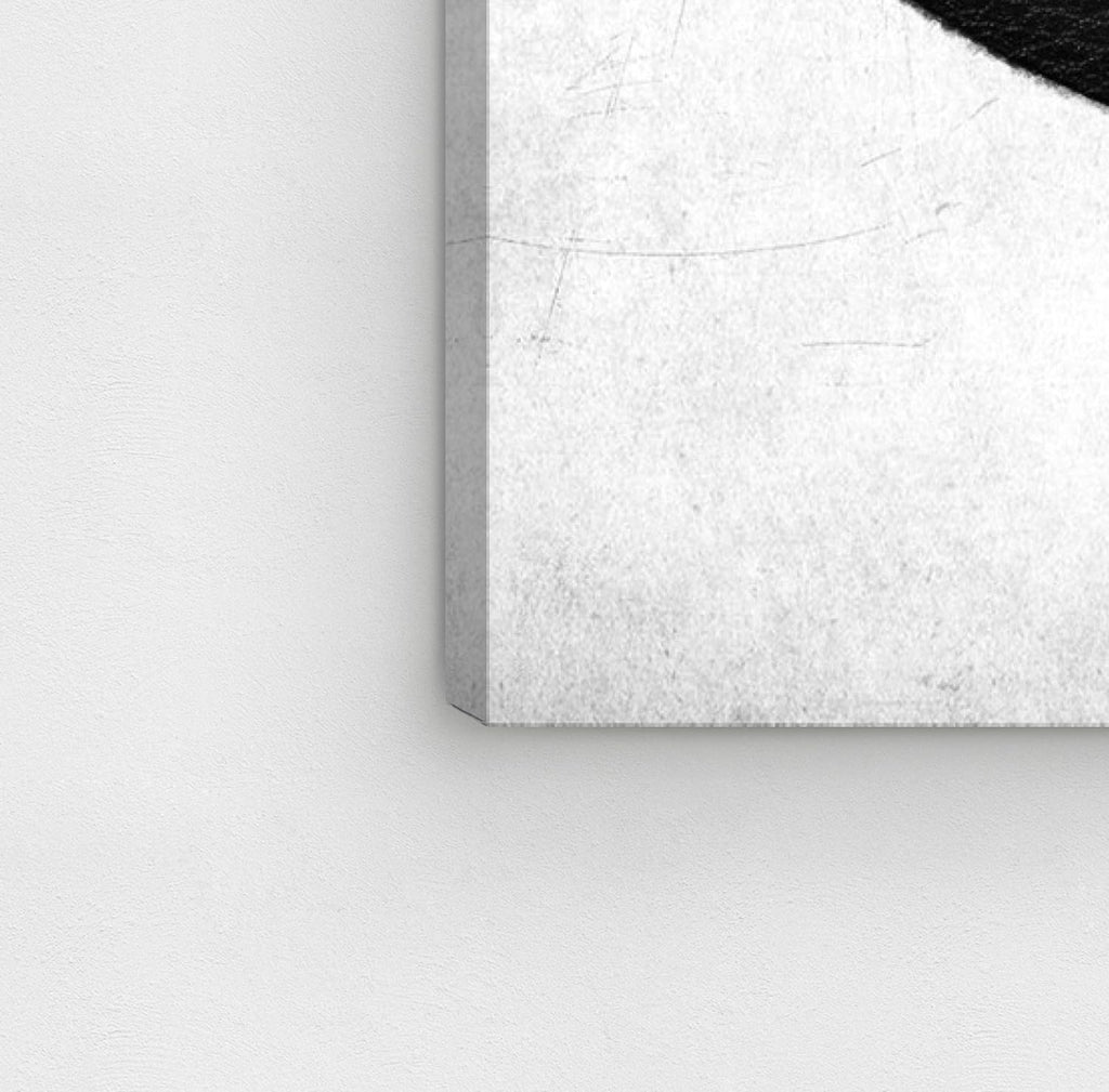 The Oliver Gal Artist Co. Oliver Gal Football' Black Fashion Wall Art Print Premium Canvas 30' x 30' Gray