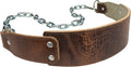 Heavy-Duty Leather Dip Belt with Steel Chain - Ultimate Accessory for Weighted Pullups, Dips, and Progressive Overload