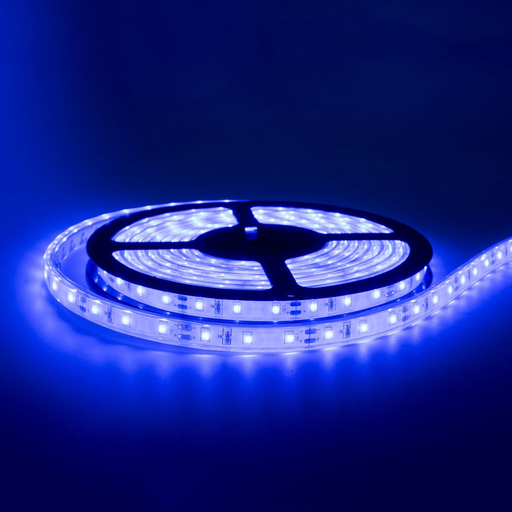 RecPro 20'-25' Pontoon Boat Under Deck LED Lights | Harness and Mounting Track Included (Blue)