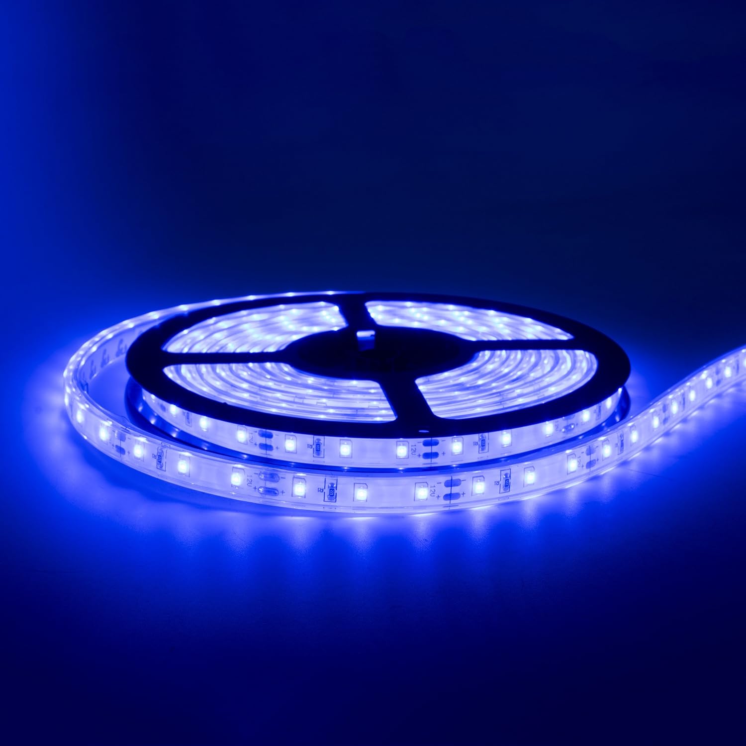 RecPro 20'-25' Pontoon Boat Under Deck LED Lights | Harness and Mounting Track Included (Blue)