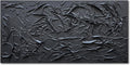 NANKAI Art Hand-Painted Thick Texture Black Minimalist Oil Painting 24x48 Inch Office Corridor Living Room Wall Decorative Art Painting