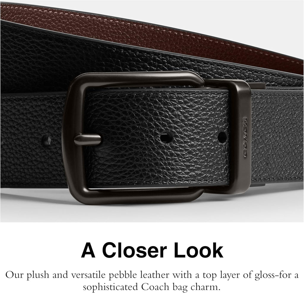 COACH 38MM Wide Harness CTW Reversible Belt