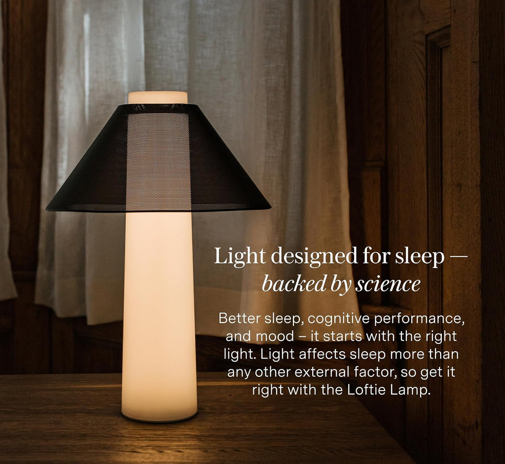Loftie Smart Lamp - Sunrise Alarm, Wake-Up Light, Custom Color Modes, Nightstand Lamp Room Decor, Red Lights for Sleep, Morning & Evening Routines, Modern Table Lamps for Bedroom Decor (Pistachio)
