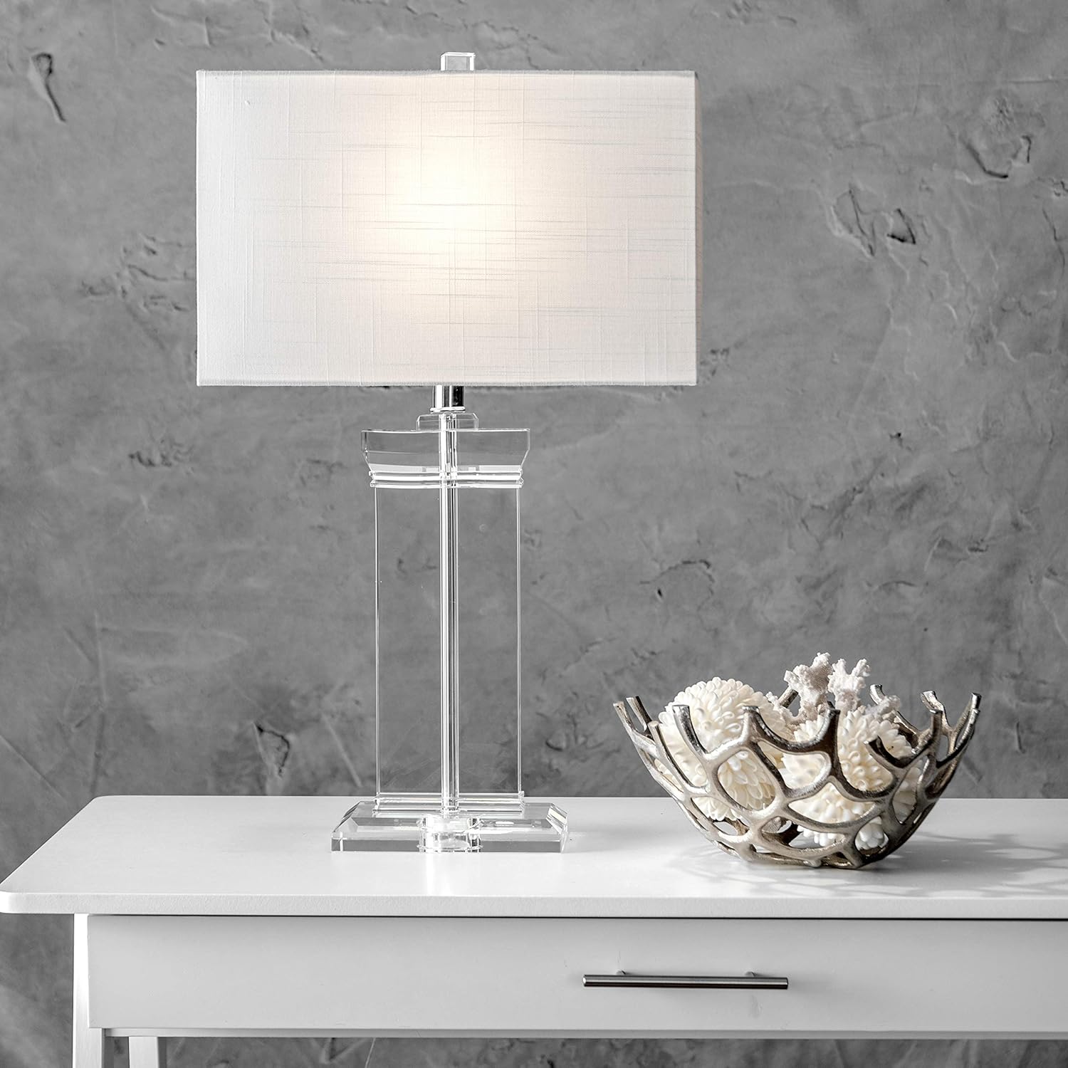 nuLOOM Toledo 25' Crystal Table Lamp