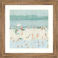 Amanti Art Framed Wall Art Print 24x24 Sea Glass Sandbar I by Emma Scarvey, Abstract Wall Art, Coastal Decor, Medium Poster Painting Artwork for Living Room, Bedroom, Bathroom, Kitchen, Office or