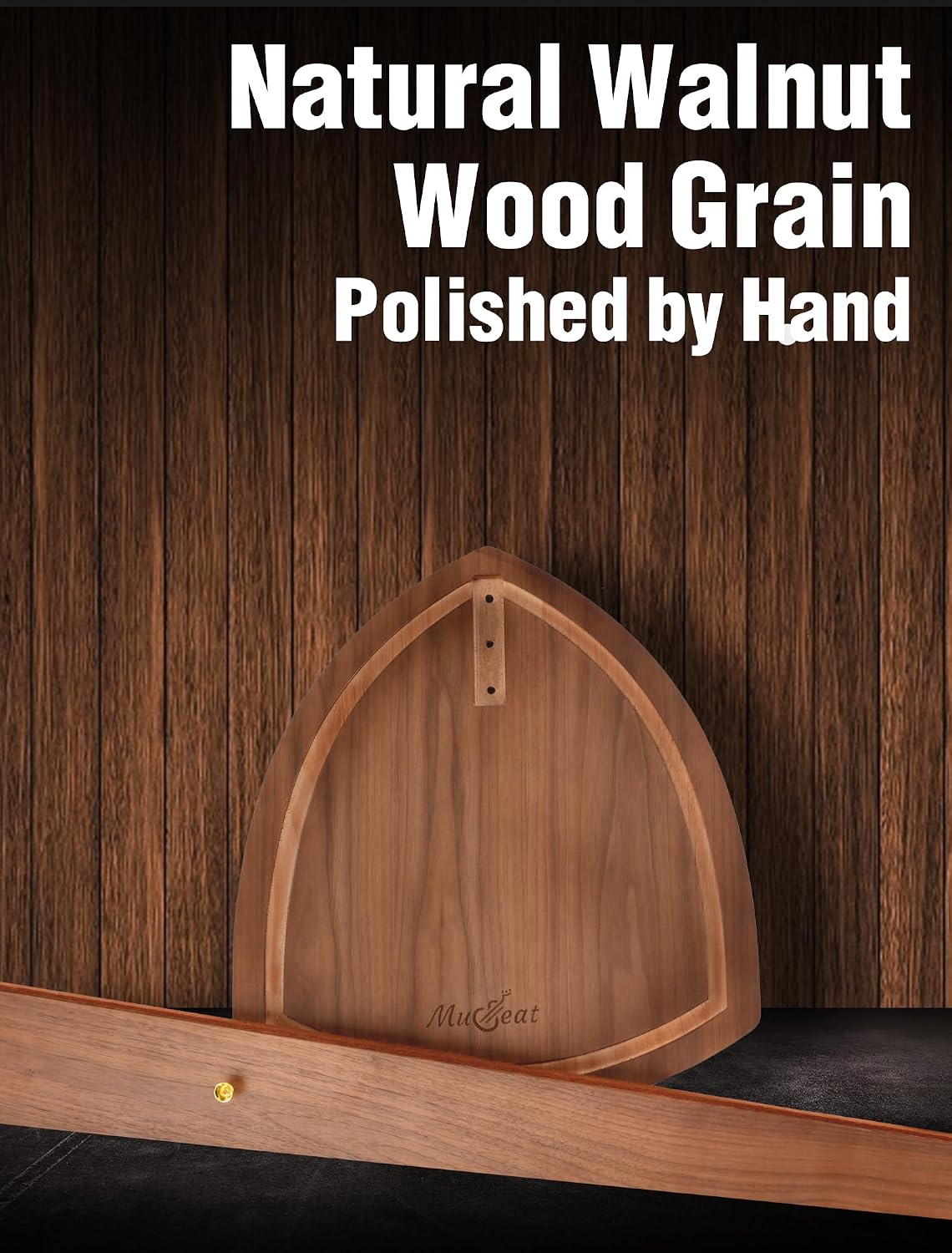 Cello Stand with Bow Holder, Handcrafted Walnut Wood Floor Stand for 4/4 Full-Size and 1/2, 1/4, 3/4, 1/8, 7/8, Cello Holder Rack for Home and Studio Display