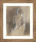 Amanti Art Framed Wall Art Print 28x24 Embellished Contemporary Figure II by Ethan Harper, People Wall Art, Modern Contemporary Decor, Medium Poster Painting Artwork for Living Room, Bedroom,