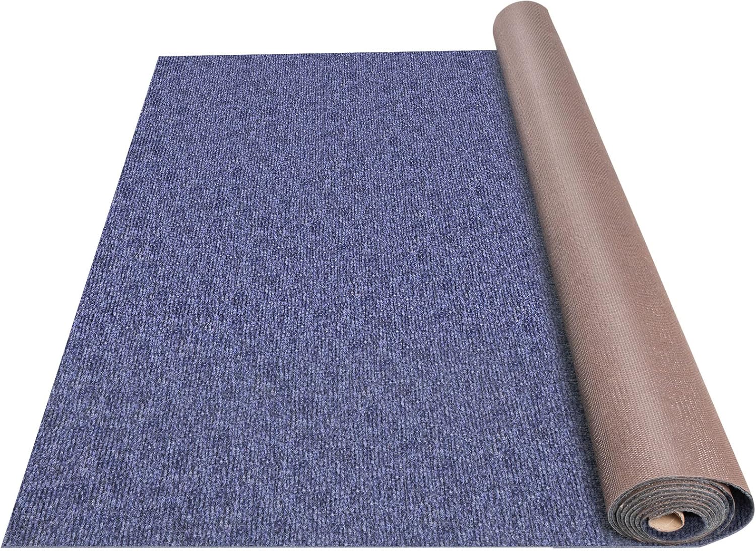 Happybuy 6 ft x 36 ft Deep Blue Marine Carpet for Boats Waterproof - 0.18' Thick Indoor Outdoor Rug Carpet Roll for Home Patio Porch Deck