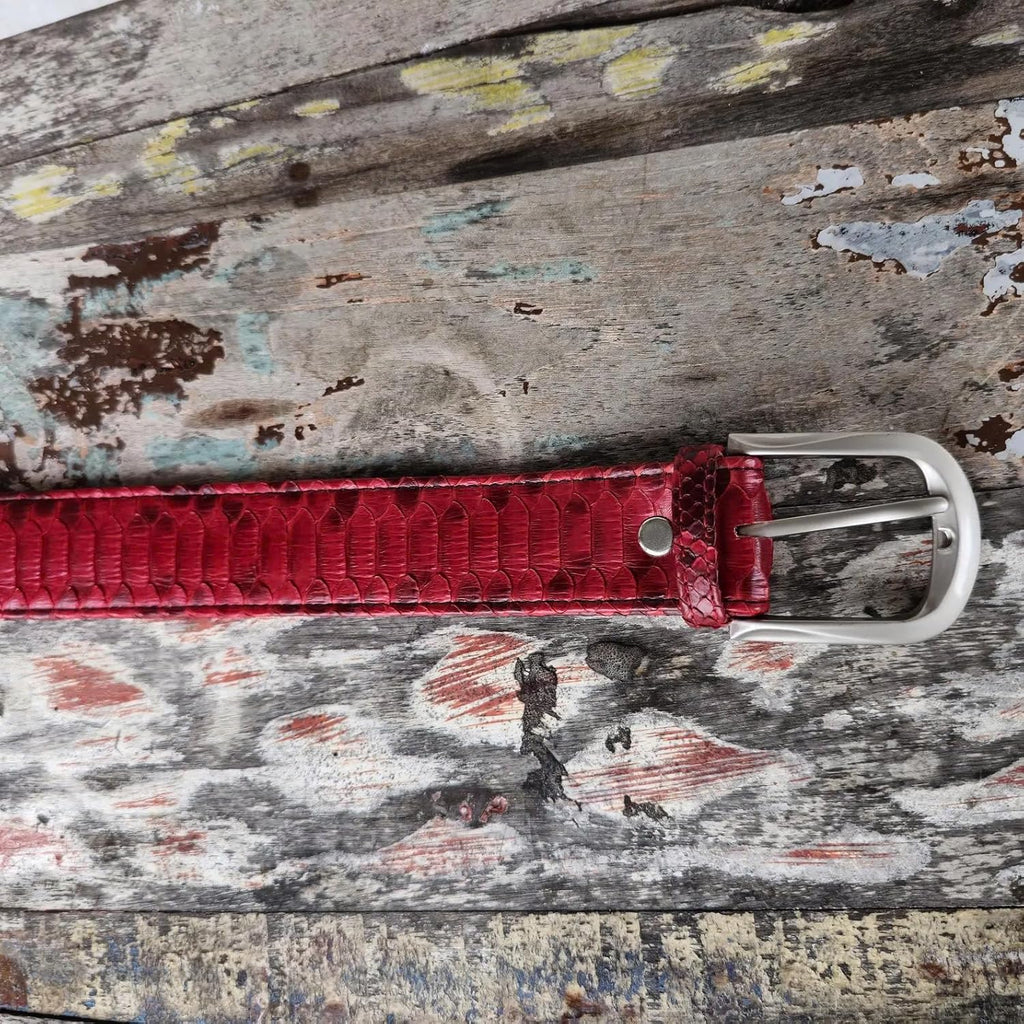 Genuine python leather skin belts for men snakeskin dress belt casual men's belt snake leather belts for men width 1.5'