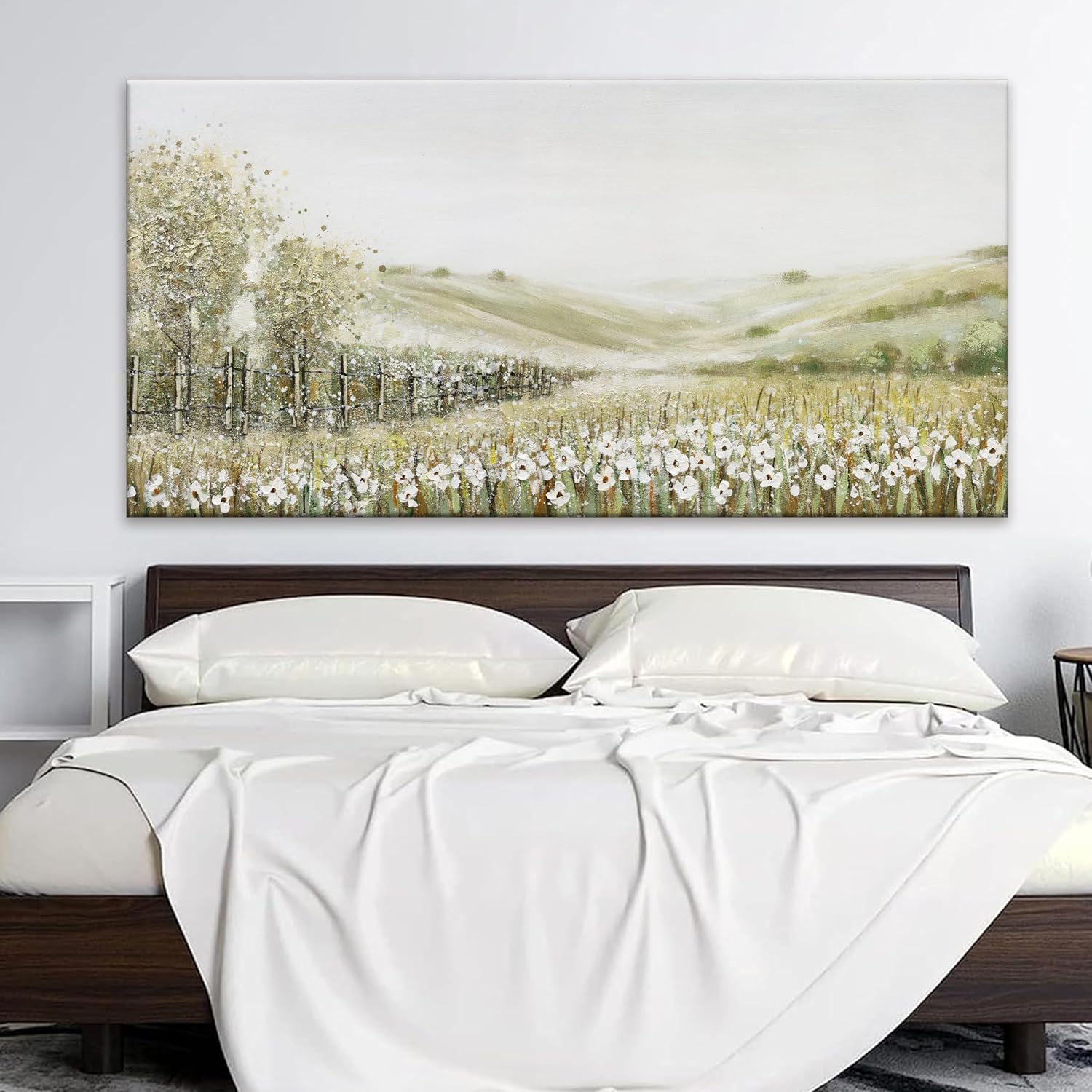 QSQ Wall Art Decor Natural Wall Decorations Home Decor Wall Art Prints Mountain Wilderness Landscape Large Size Artwork for Living Room Wall Bedroom Kitchen Office Decor 29'×58'