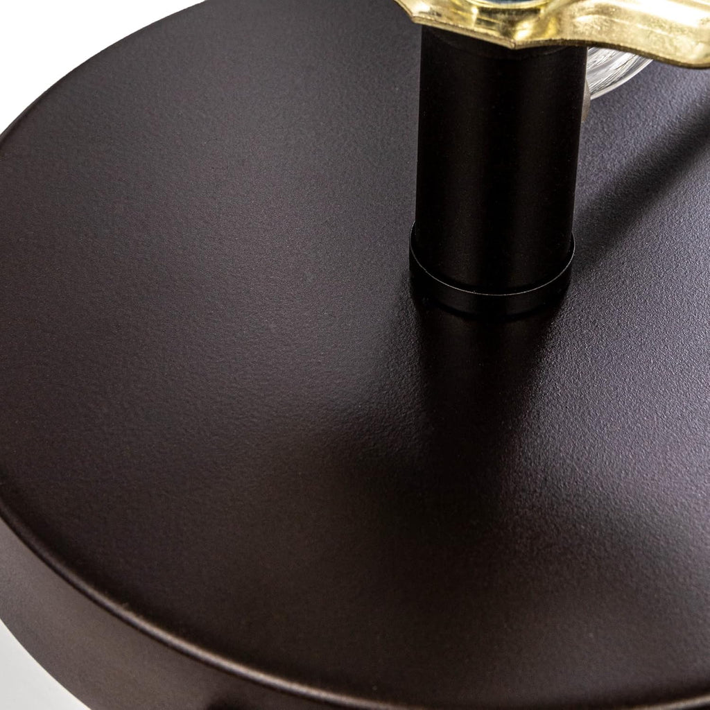 Creative Co-Op Glass Fillable Table Lamp with Shade