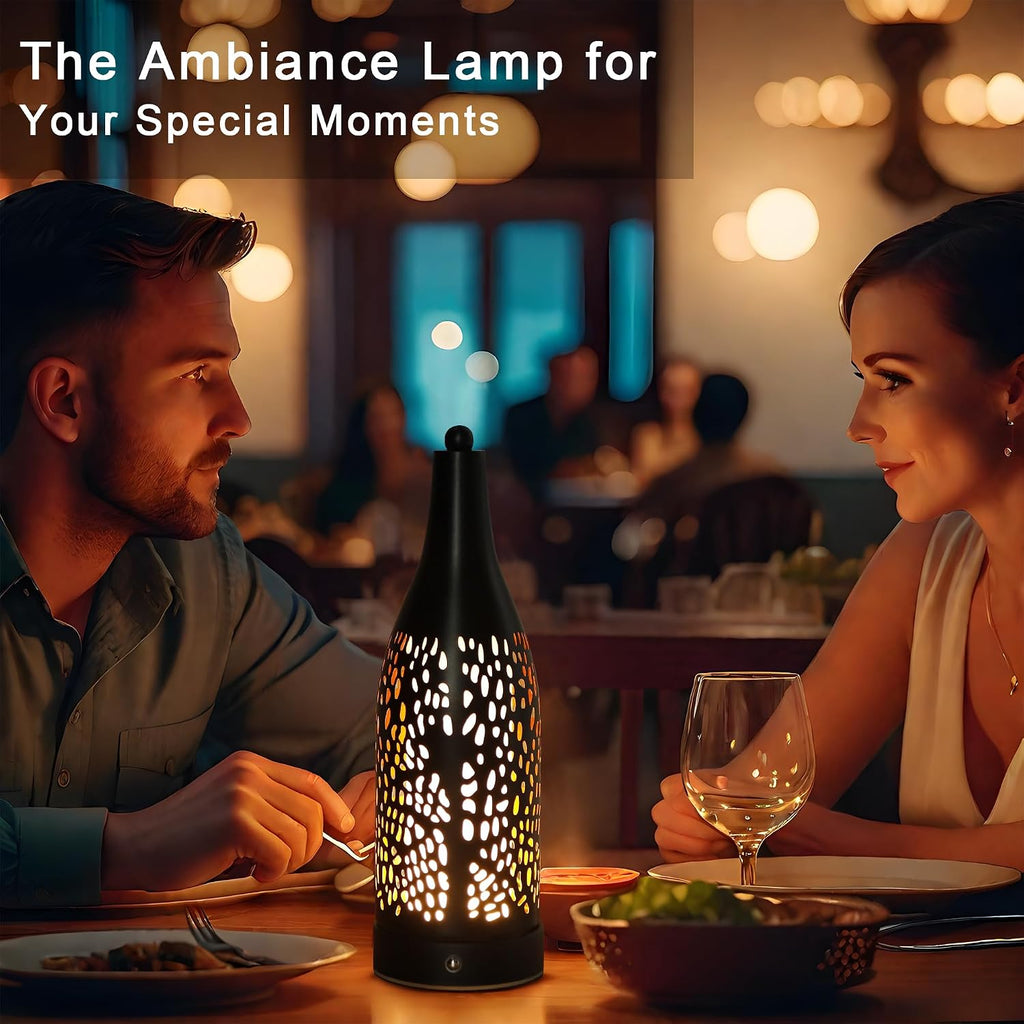 TRIROCKS Set of 6 Cordless Table Lamp 4000mAh Rechargeable Battery Operated Desk lamp 3-Step Touch Dimmable Lamp with Cozy Lights for Living Room, Bedroom, Restaurant, Coffee Shop, Patio,Camping