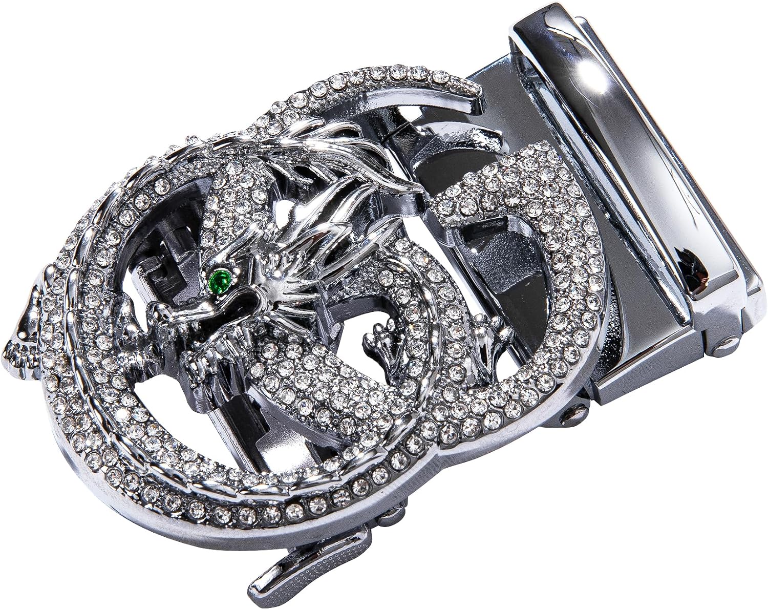 Designer 1 3/8' Genuine Leather Belt Men Business Animal Ratchet Automatic Executive Classic Gift