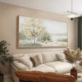 Canvas Wall Art Wall Decor Bedroom Pictures Decoration Spring Scene Nature Landscape Tree Plants Artwork Abstract Wall Art Large Size Modern Painting Framed Pictures For Living Room Home Kitchen Office 29' X 58'