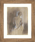 Amanti Art Framed Wall Art Print 24x20 Embellished Contemporary Figure II by Ethan Harper, People Wall Art, Modern Contemporary Decor, Small Poster Painting Artwork for Living Room, Bedroom, Bathroom