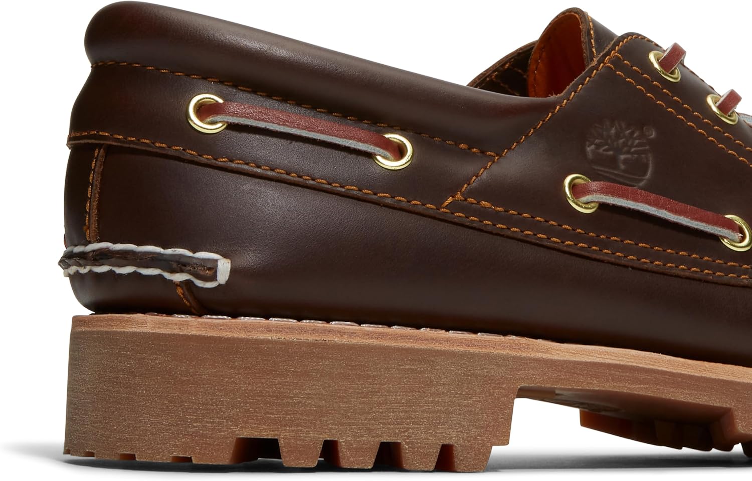 Timberland Men's Authentic 3-Eye Lug Handsewn Boat Shoes