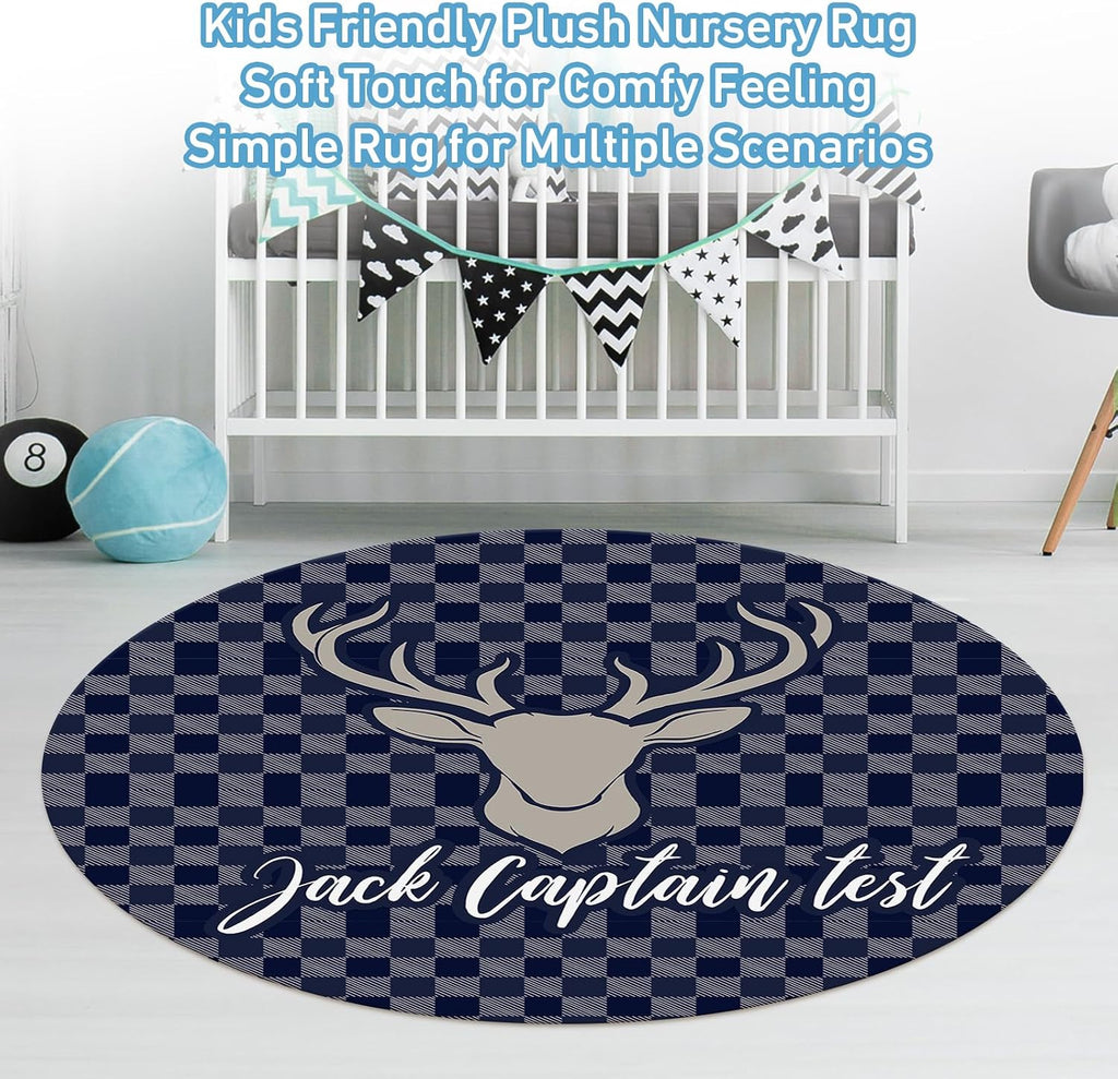 Dyoart Personalized Baby Bedding Set - 5 Piece Custom Baby Crib Set with Name, Double Layer Nursery Bedding Set for Boys Girls, Woodland Deer Crib Bedding Set, Gift for Toddler Infant New Parents