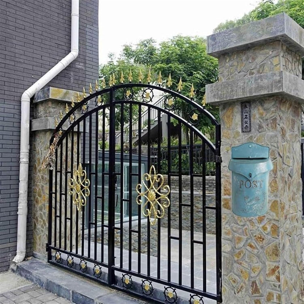 Letterbox Wall Mounted Security Metal Iron Outdoor Home Decorative Mailboxes Post Box