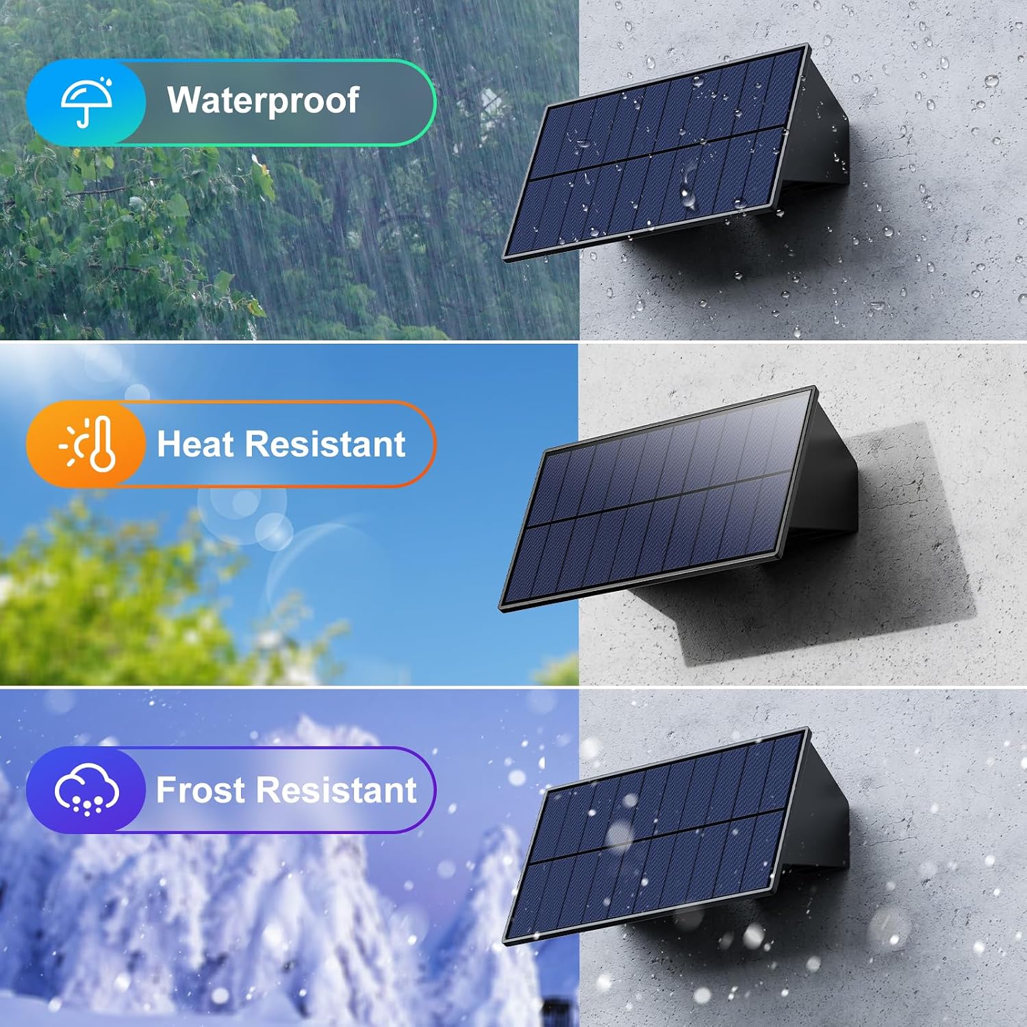12 Pack Solar Up and Down Wall Lights Outdoor Decorative Fence LED Waterproof Yard Lamps for Deck, Patio, Porch, House, Garden, Easy to Install Solar Powered Wall Mount Lights for Outside (Warm White)