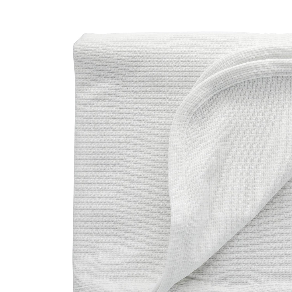 Children's Factory Waffle Weave Blankets, Set-6, White, AFB7955, 100% Cotton, Toddler Cot or Rest Mat Nap Blanket for Classroom, Preschool, Daycare or Nursery