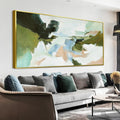 Suconvng Large Gold Framed Wall Art Abstract Colorful Wall Art Living Room Canvas Art Wall Decor Office Abstract Wall Decor Multicolor For Bedroom Kitchen Home Artwork 29x58 Inch