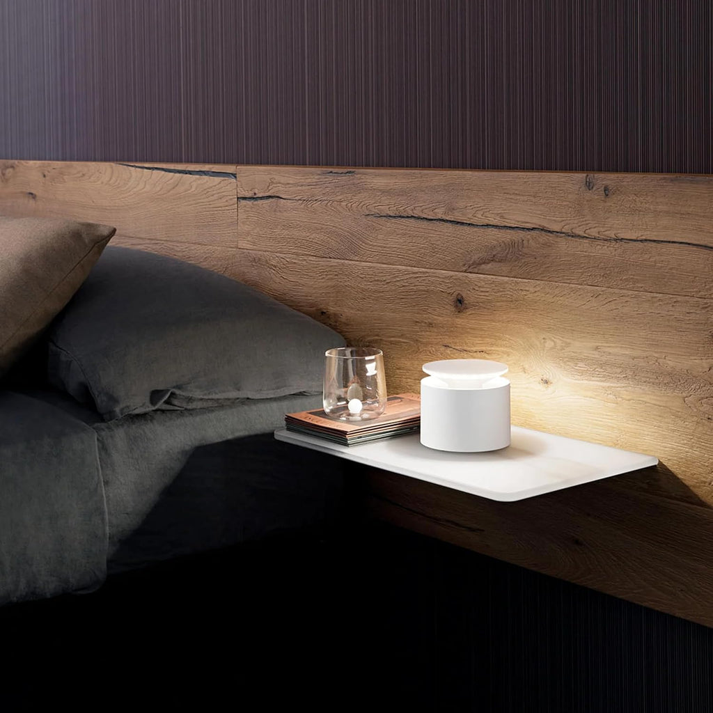 Zafferano, Push-Up Lamp, Rechargeable Cordless Table Lamp with Touch Controls, Also Usable as an Outdoor Lamp, Dimmer, 2200-3000 K, Height 80-100 cm, Corten Colour