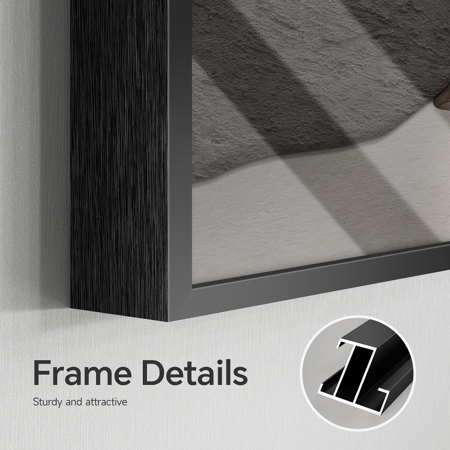 Framed Abstract Horizontal Wall Art for Living Room, Extra Large Brown and Tan Modern Artwork for Walls, Contemporary Elegant Picture Prints Paintings for Bedroom Dining Room Wall Decor, 56x28 Inch