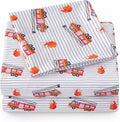 Sweet Home Collection 1500 Supreme Kids Bed Sheet Collection-Fun Colorful and Comfortable Boys and Girls Toddler Sheet Sets-Deep Pocket Wrinkle Free Soft and Cozy Bedding-Full,Fire Engine(Pack of 12)