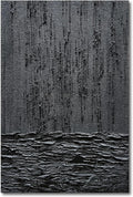 NANKAI Art Hand-Painted Thick Texture Black Minimalist Oil Painting 45x30 Inch Wall Decorative Art