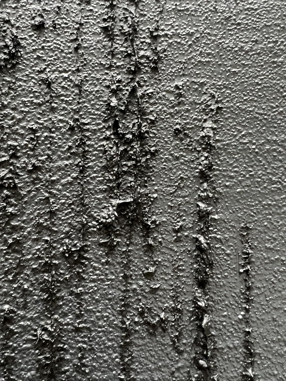 NANKAI Art Hand-Painted Thick Texture Black Minimalist Oil Painting 45x30 Inch Wall Decorative Art