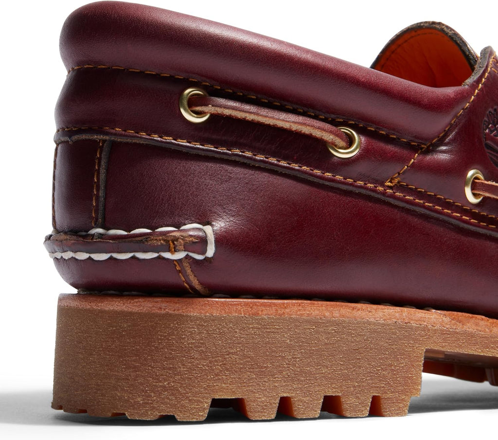 Timberland Men's Authentic 3-Eye Lug Handsewn Boat Shoes