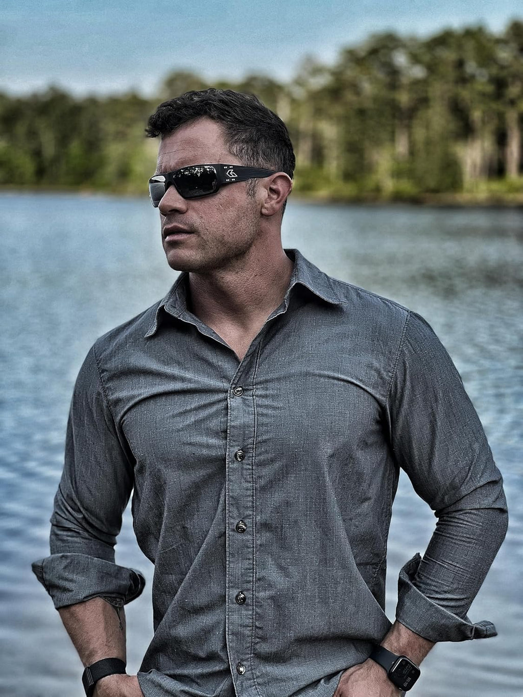 Gatorz Specter Hand Crafted Aluminum Polarized Lens Sunglasses - Made in The USA