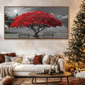 Large Framed Wall Art for Living Room Large Mangrove Landscape Modern Art for Wall Decor Living Room, Bedroom, Office, Home Wall Decor 24x48 inches(With Soild Wood Dark Framed)