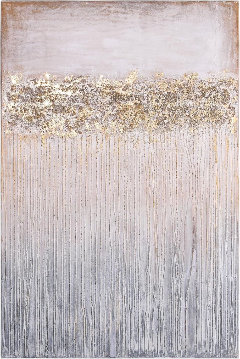 Empire Art Direct Abstract Wall Art Textured Hand Painted Canvas by Martin Edwards, Unframed, 60' x 40', Dust