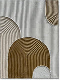 Abstract Oil Painting, 40x28 Inches, Brown and White, Textured, Hand Painted, Wall Mounted, Living Room, Bedroom, Kitchen, Office Decor