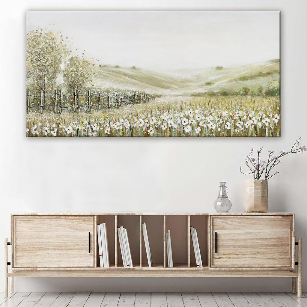 QSQ Wall Art Decor Natural Wall Decorations Home Decor Wall Art Prints Mountain Wilderness Landscape Large Size Artwork for Living Room Wall Bedroom Kitchen Office Decor 29'×58'