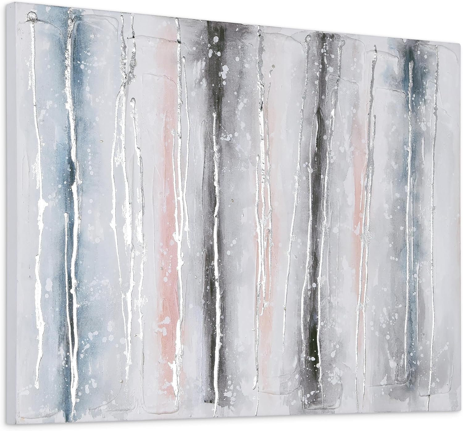 Empire Art Direct Abstract Wall Art Textured Hand Painted Canvas by Martin Edwards, Unframed, 40' x 30', Blue Roads