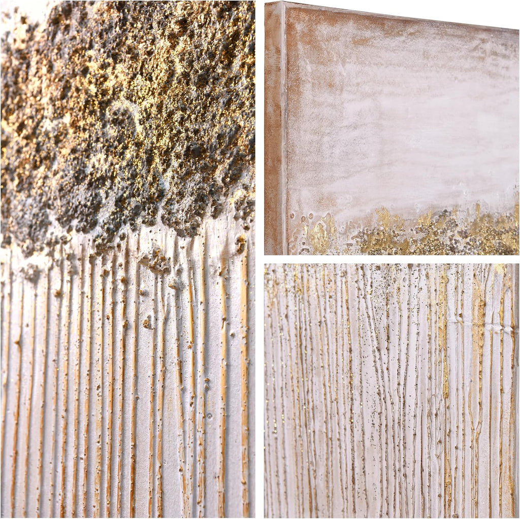 Empire Art Direct Abstract Wall Art Textured Hand Painted Canvas by Martin Edwards, Unframed, 60' x 40', Dust