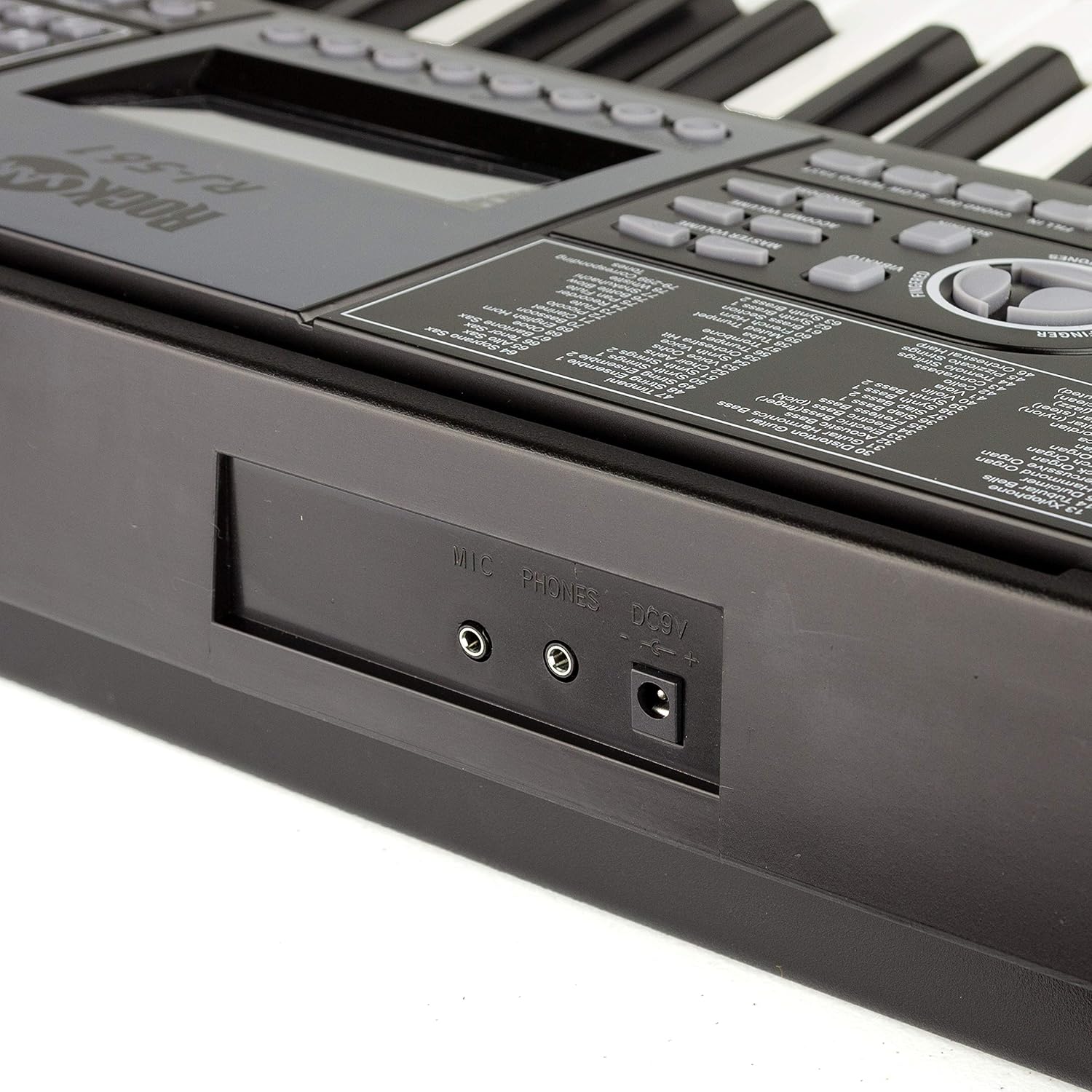 RockJam 61-Key Keyboard Piano Kit with Stand, Stool, Headphones, Keynote Stickers & Lessons
