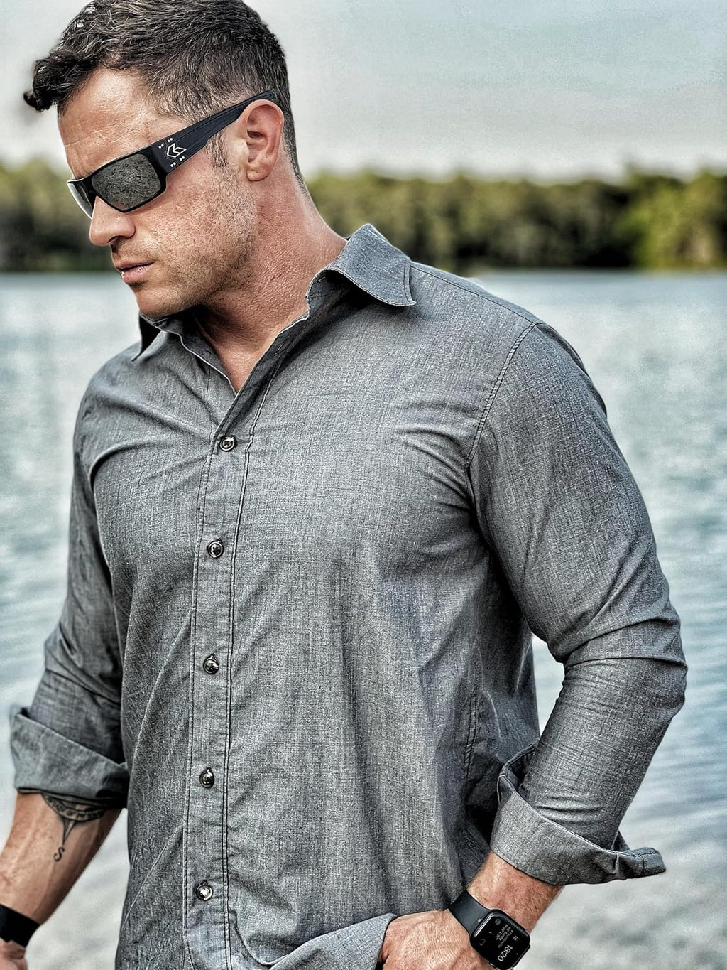 Gatorz Specter Hand Crafted Aluminum Polarized Lens Sunglasses - Made in The USA