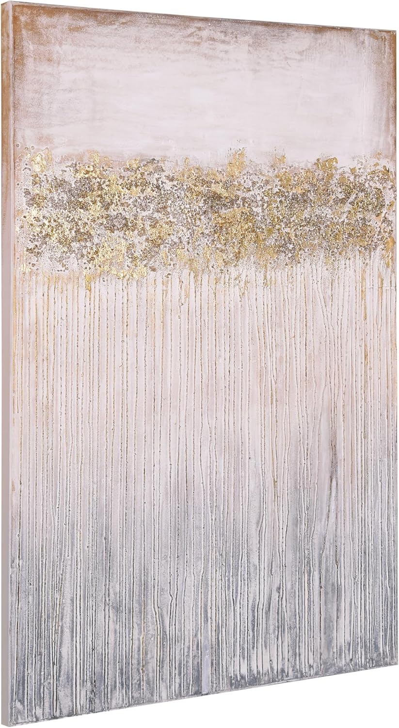 Empire Art Direct Abstract Wall Art Textured Hand Painted Canvas by Martin Edwards, Unframed, 60' x 40', Dust