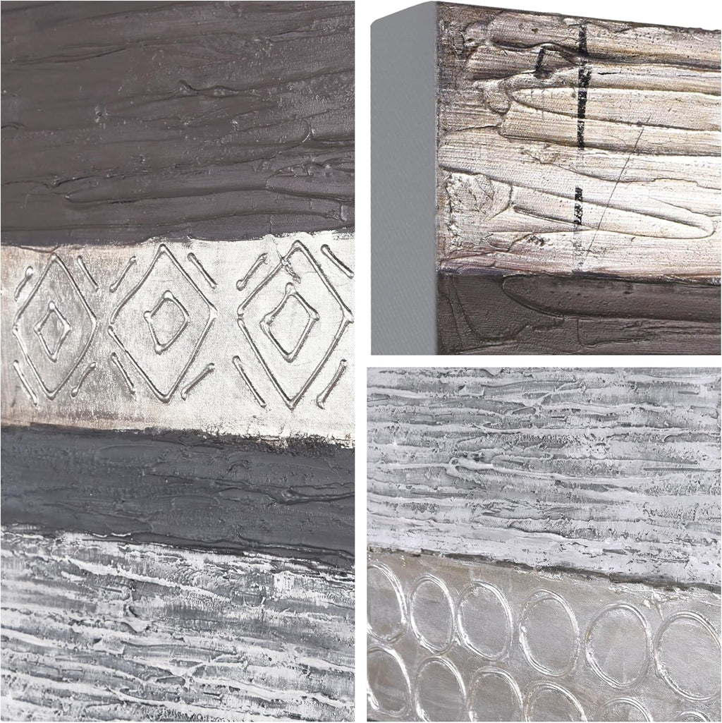 Empire Art Direct Abstract Wall Art Textured Hand Painted Canvas Wall Art, Designed by Martin Edwards, Unframed, 60' x 20', Fluid, Ready to Hang, Living Room, Bedroom