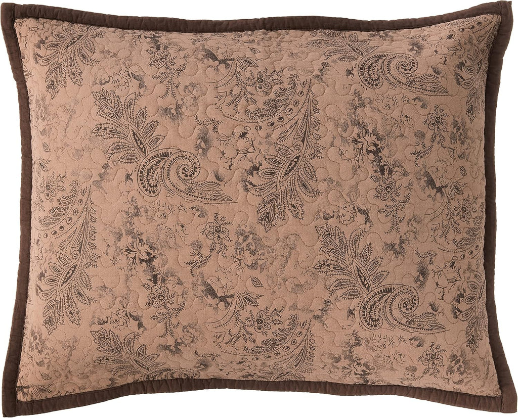 Paseo Road Elsa King Cotton Quilt Set, 3 Piece Western Bedding Set with Pillow Shams, Brown Cow Print Reversible Quilt, Soft Cozy Rustic Farmhouse Bedding, Lightweight Quilt, Southwestern Bedding
